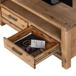 Ars Natura TV-Lowboard Toumanar I - Akazie teilmassiv - Akazie Sand -Wohnzimmermöbel boutique en ligne tv lowboard toumanar i akazie teilmassiv akazie sand 3627389