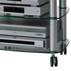 Maja Möbel TV-Rack Glenview II - Aluminium/Klarglas -Wohnzimmermöbel boutique en ligne tv rack glenview ii aluminium klarglas 337817