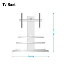 Maja Möbel TV-Rack Vreden - Weiß 7 Maja Möbel TV-Rack Vreden - Weiß -Wohnzimmermöbel boutique en ligne tv rack vreden schwarz 2909393