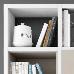 Loftscape TV-Wand Emporior IV - Matt Weiß / Matt Hellbeige - Breite: 249 cm -Wohnzimmermöbel boutique en ligne tv wand emporior vi hochglanz weiss matt hellbeige 5153776