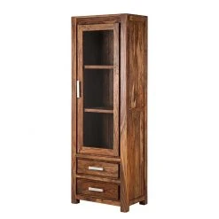 Ars Natura Standvitrine Ohio - Sheesham massiv