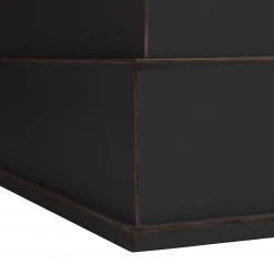 Maison Belfort Vitrinenschrank Azjana - Schwarz / Pinie Creme -Wohnzimmermöbel boutique en ligne vitrinenschrank azjana pinie teilmassiv schwarz pinie creme 3393061