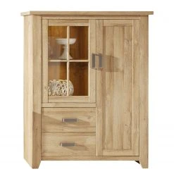 Trendteam Vitrinenschrank Canyon II - Alteiche Dekor -Wohnzimmermöbel boutique en ligne vitrinenschrank canyon ii alteiche dekor 4808536