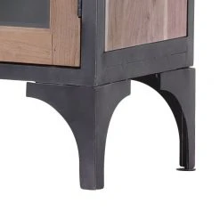 Ars manufacti Vitrinenschrank Ceriana - Akazie massiv / Metall - Akazie / Schwarz 9 Ars manufacti Vitrinenschrank Ceriana - Akazie massiv / Metall - Akazie / Schwarz -Wohnzimmermöbel boutique en ligne vitrinenschrank ceriana akazie massiv metall akazie schwarz 4419200