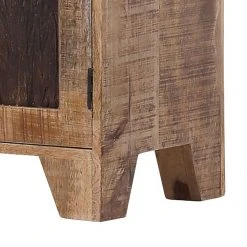 Ars manufacti Vitrinenschrank Curenna - Mango teilmassiv - Mango / Braun -Wohnzimmermöbel boutique en ligne vitrinenschrank curenna mango teilmassiv 4419388