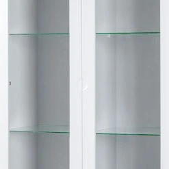 Tenzo Vitrinenschrank Dot - Weiß -Wohnzimmermöbel boutique en ligne vitrinenschrank dot eiche teilmassiv weiss 4148440