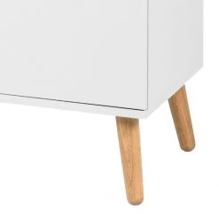 Tenzo Vitrinenschrank Dot - Weiß -Wohnzimmermöbel boutique en ligne vitrinenschrank dot eiche teilmassiv weiss 4148528