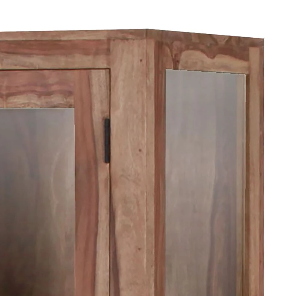 Red Living Vitrinenschrank Farasi - Sheesham massiv 2 Red Living Vitrinenschrank Farasi - Sheesham massiv – Bild 2