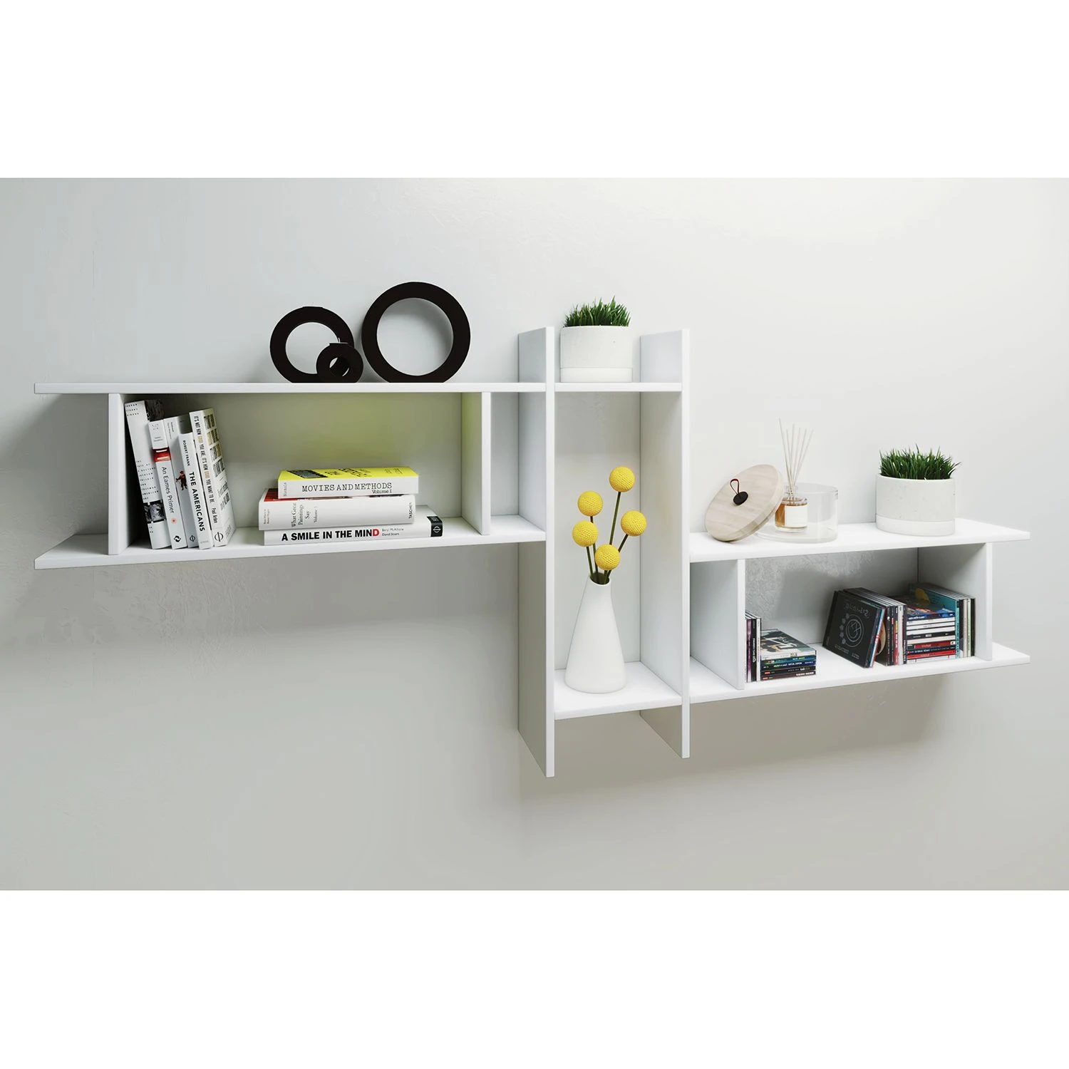 VCM Wandregal Sirola - Weiß 2 VCM Wandregal Sirola - Weiß – Bild 2