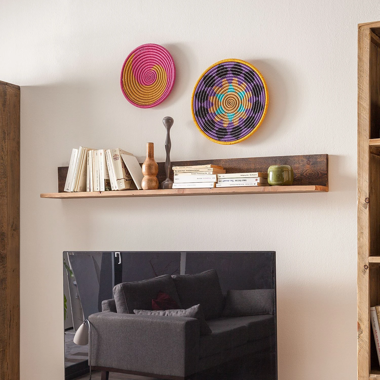 Ars manufacti Wandregal Tamati - Pinie massiv 2 Ars manufacti Wandregal Tamati - Pinie massiv – Bild 2