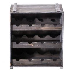 PureDay Weinregal Claire - Tannenholz - Grün -Wohnzimmermöbel boutique en ligne weinregal claire tannenholz gruen 3440161