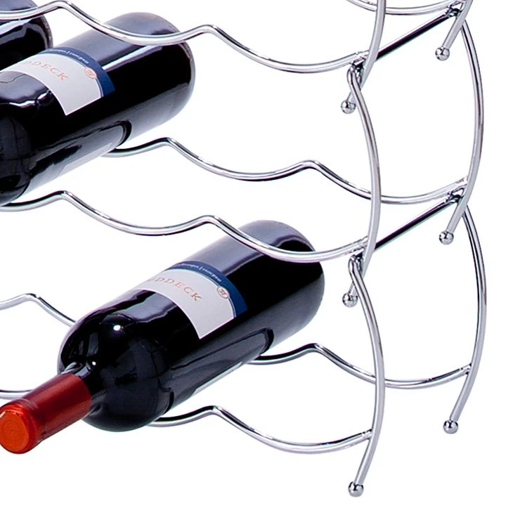 Zeller Weinregal Kjell (3er-Set) - Chrom 2 Zeller Weinregal Kjell (3er-Set) - Chrom – Bild 2