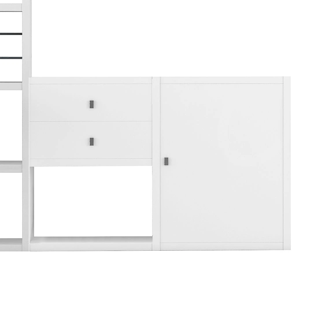 Loftscape Wohnkombination Emporior II - Cremeweiß 2 Loftscape Wohnkombination Emporior II - Cremeweiß – Bild 2