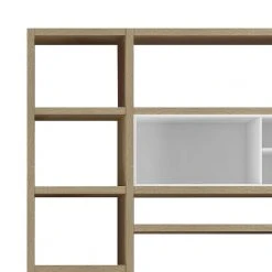 Loftscape Wohnkombination Emporior II - Weiß / Eiche Dekor 5 Loftscape Wohnkombination Emporior II - Weiß / Eiche Dekor -Wohnzimmermöbel boutique en ligne wohnkombination emporior ii weiss eiche dekor 1554854