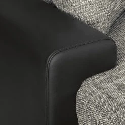 Roomscape Wohnlandschaft Berrings - (mit Schlaffunktion) - Kunstleder / Strukturstoff Schwarz / Grau - Longchair davorstehend links 51 Roomscape Wohnlandschaft Berrings - (mit Schlaffunktion) - Kunstleder / Strukturstoff Schwarz / Grau - Longchair davorstehend links -Wohnzimmermöbel boutique en ligne wohnlandschaft berrings mit schlaffunktion kunstleder strukturstoff schwarz grau longchair davorstehend links 3633473