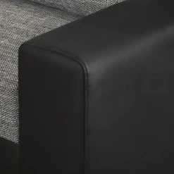 Roomscape Wohnlandschaft Berrings - (mit Schlaffunktion) - Kunstleder / Strukturstoff Schwarz / Grau - Longchair davorstehend links 56 Roomscape Wohnlandschaft Berrings - (mit Schlaffunktion) - Kunstleder / Strukturstoff Schwarz / Grau - Longchair davorstehend links -Wohnzimmermöbel boutique en ligne wohnlandschaft berrings mit schlaffunktion kunstleder strukturstoff schwarz grau longchair davorstehend links 3633493