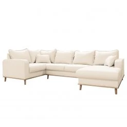 Mørteens Wohnlandschaft Greeneville - Ecru - Longchair davorstehend rechts