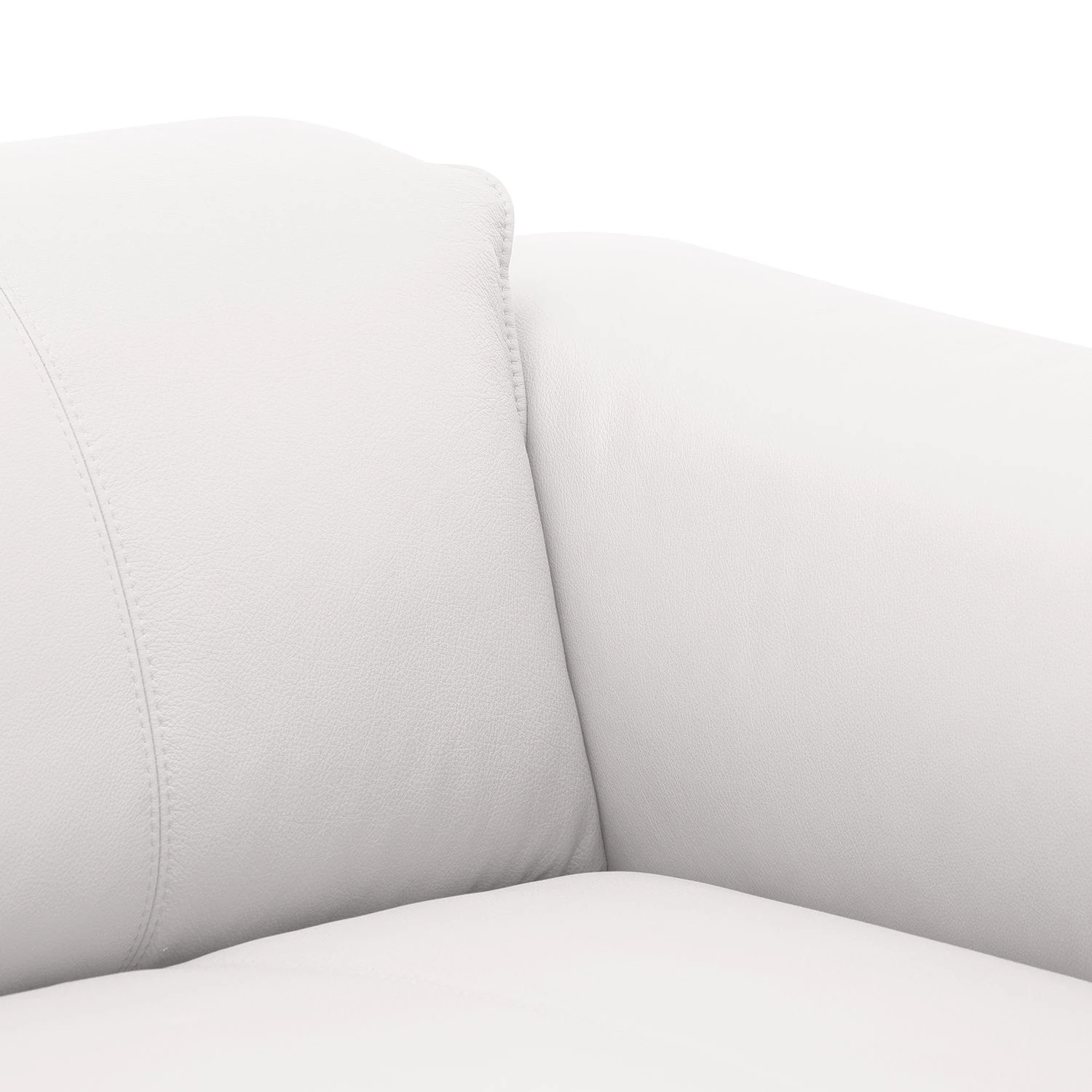 Studio Copenhagen Wohnlandschaft HUDSON - Echtleder Neka: Weiß - Longchair davorstehend rechts / Ottomane links 4 Studio Copenhagen Wohnlandschaft HUDSON - Echtleder Neka: Weiß - Longchair davorstehend rechts / Ottomane links – Bild 4