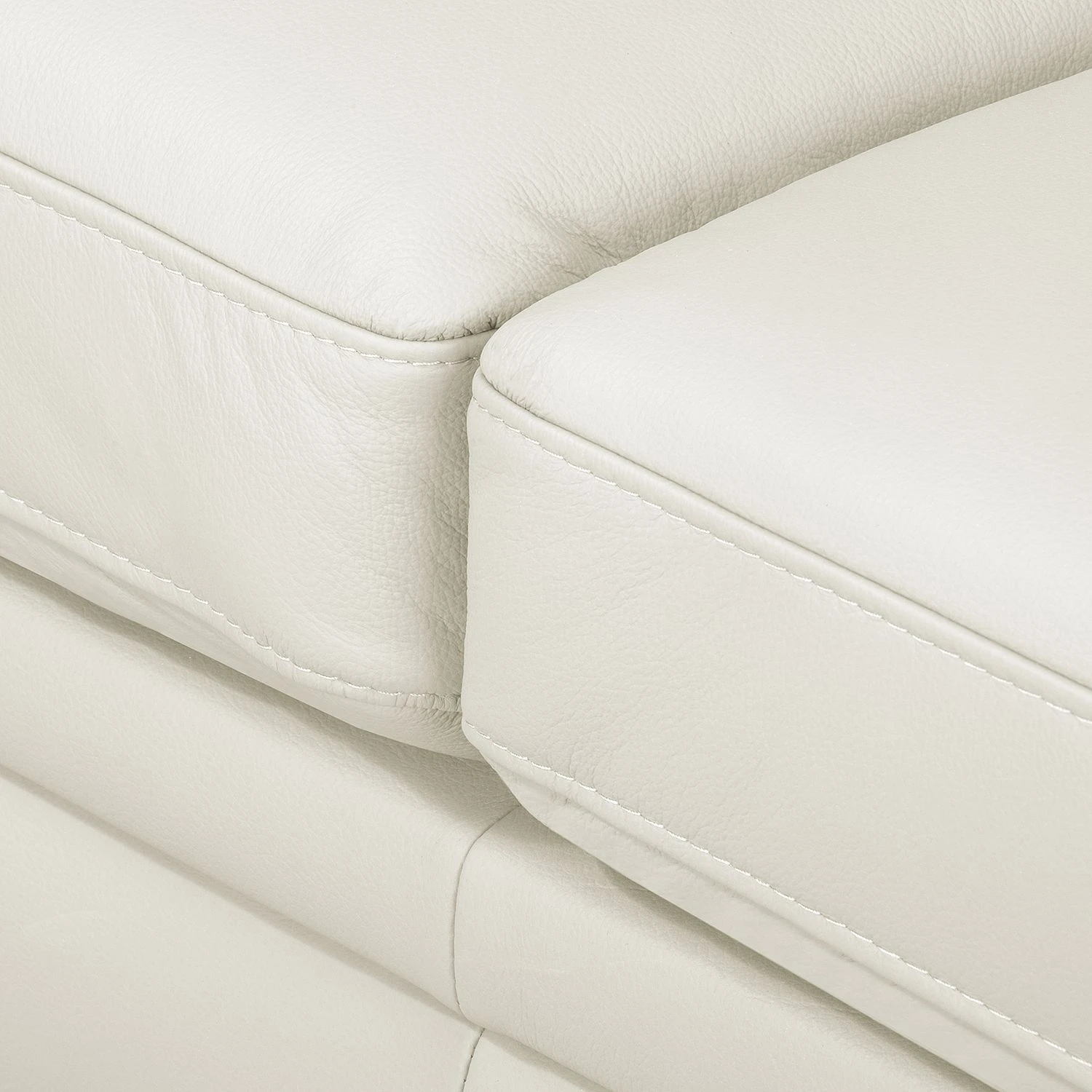 Fredriks Wohnlandschaft Laureto II Echtleder - Perlweiß 10 Fredriks Wohnlandschaft Laureto II Echtleder - Perlweiß – Bild 10