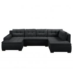 Fredriks Wohnlandschaft Norley (mit Schlaffunktio 24 Fredriks Wohnlandschaft Norley (mit Schlaffunktio -Wohnzimmermöbel boutique en ligne wohnlandschaft norley mit schlaffunktion webstoff longchair davorstehend links ottomane rechts dunkelgrau 5102484