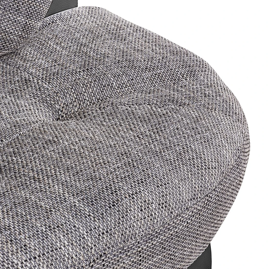 Roomscape Ecksofa Sabea Kunstleder / Strukturstoff - Schwarz / Hellgrau 7 Roomscape Ecksofa Sabea Kunstleder / Strukturstoff - Schwarz / Hellgrau – Bild 7