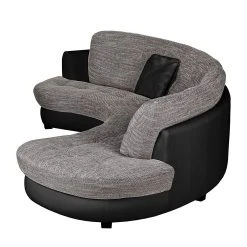 Roomscape Ecksofa Sabea Kunstleder / Strukturstoff - Schwarz / Hellgrau 15 Roomscape Ecksofa Sabea Kunstleder / Strukturstoff - Schwarz / Hellgrau -Wohnzimmermöbel boutique en ligne wohnlandschaft sabea kunstleder schwarz strukturstoff hellgrau 1755674