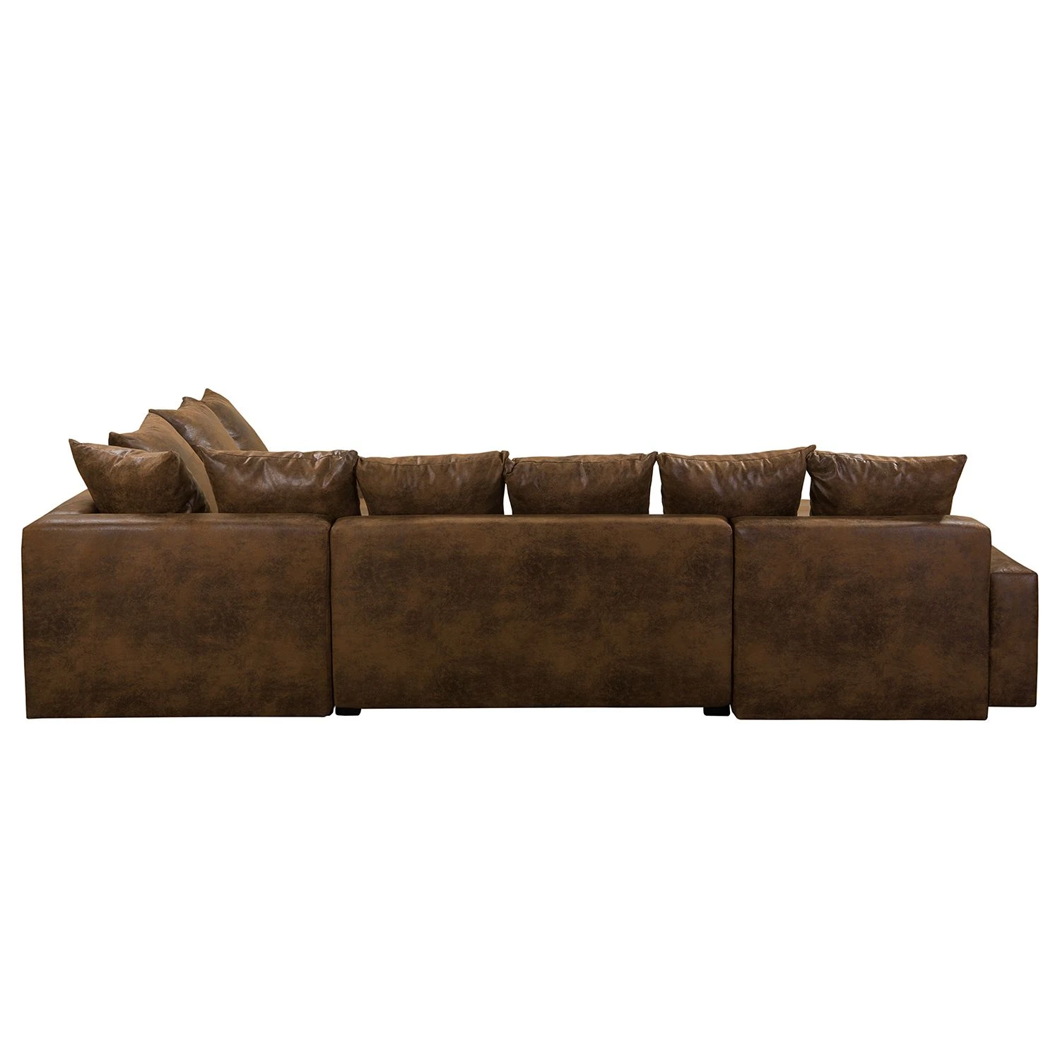 Mooved Wohnlandschaft Sibenik - (mit Schlaffunktion) - Antiklederoptik - Braun - Longchair davorstehend rechts / Ottomane links 4 Mooved Wohnlandschaft Sibenik - (mit Schlaffunktion) - Antiklederoptik - Braun - Longchair davorstehend rechts / Ottomane links – Bild 4