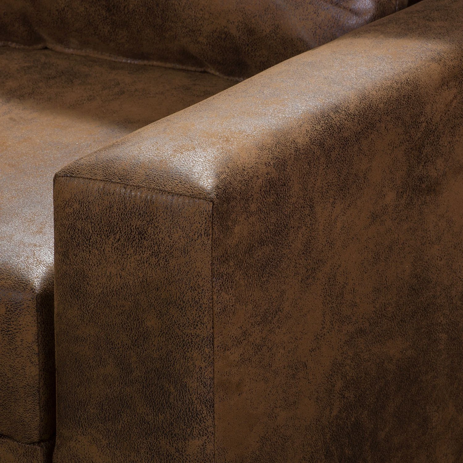 Mooved Wohnlandschaft Sibenik - (mit Schlaffunktion) - Antiklederoptik - Braun - Longchair davorstehend rechts / Ottomane links 16 Mooved Wohnlandschaft Sibenik - (mit Schlaffunktion) - Antiklederoptik - Braun - Longchair davorstehend rechts / Ottomane links – Bild 16