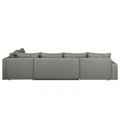 Fredriks Wohnlandschaft Togari - (mit Schlaffunktion) - Flachgewebe - Webstoff Sogol: Dunkelgrau - Longchair davorstehend rechts / Ottomane links -Wohnzimmermöbel boutique en ligne wohnlandschaft togari mit schlaffunktion flachgewebe longchair beidseitig montierbar lehm 4099668