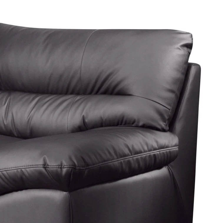 Cotta Ecksofa Doug Echtleder Schwarz - Ecke davorstehend rechts 4 Cotta Ecksofa Doug Echtleder Schwarz - Ecke davorstehend rechts – Bild 4