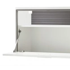 Loftscape Wohnwand Arco I (4-teilig) - Hochglanz Weiß / Grau -Wohnzimmermöbel boutique en ligne wohnwand arco i 4 teilig hochglanz weiss grau 4711080