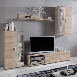 Mooved Wohnwand Baceno (4-teilig) - Eiche Sanremo Dekor - Ohne Beleuchtung 11 Mooved Wohnwand Baceno (4-teilig) - Eiche Sanremo Dekor - Ohne Beleuchtung -Wohnzimmermöbel boutique en ligne wohnwand baceno 4 teilig eiche san remo dekor ohne beleuchtung 2485882