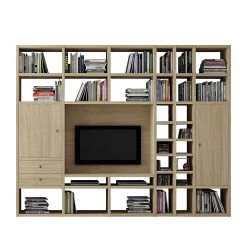 Loftscape Wohnwand Emporior II - Eiche Sonoma Dekor 5 Loftscape Wohnwand Emporior II - Eiche Sonoma Dekor -Wohnzimmermöbel boutique en ligne wohnwand emporior ii sonoma eiche dekor 289401