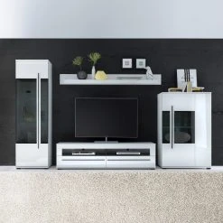 Roomscape Wohnwand Farson (4-teilig) - Hochglanz Weiß / Weiß 9 Roomscape Wohnwand Farson (4-teilig) - Hochglanz Weiß / Weiß -Wohnzimmermöbel boutique en ligne wohnwand farson 4 teilig hochglanz weiss weiss 3696685