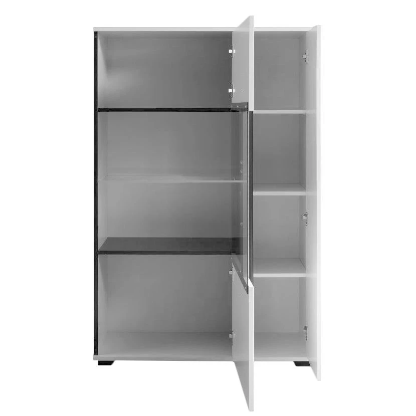 Roomscape Wohnwand Farson (4-teilig) - Hochglanz Weiß / Weiß 6 Roomscape Wohnwand Farson (4-teilig) - Hochglanz Weiß / Weiß – Bild 6