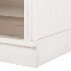 Maison Belfort Wohnwand Lillehammer I (3-teilig) - Kiefer massiv - Kiefer Weiß -Wohnzimmermöbel boutique en ligne wohnwand lillehammer i 3 teilig kiefer massiv weiss 1655006