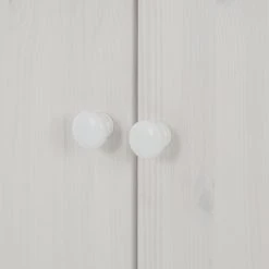 Maison Belfort Regalwand Lillehammer II - Kiefer massiv - Kiefer Weiß / Kiefer Honig -Wohnzimmermöbel boutique en ligne wohnwand lillehammer ii 3 teilig kiefer massiv weiss honig 1067778