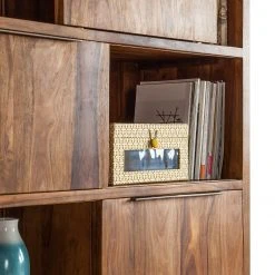 Ars manufacti Wohnwand Trangle (3-teilig) - Sheesham massiv -Wohnzimmermöbel boutique en ligne wohnwand trangle 3 teilig sheesham massiv 3248193