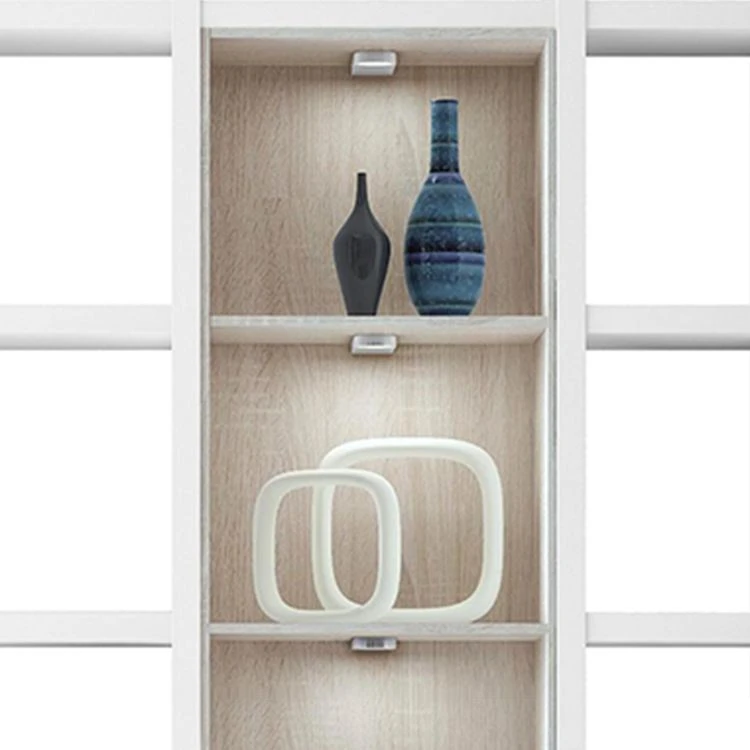 Loftscape XL Regalwand Emporior III.B - Weiß / Eiche Sonoma Dekor - Mit Beleuchtung 6 Loftscape XL Regalwand Emporior III.B - Weiß / Eiche Sonoma Dekor - Mit Beleuchtung – Bild 6