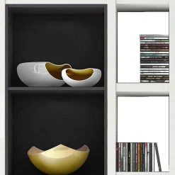 Loftscape XXL Regalwand Emporior IV.A - Weiß / Schwarz - Ohne Beleuchtung -Wohnzimmermöbel boutique en ligne xxl regalwand emporior iv a ohne beleuchtung hochglanz weiss schwarz 3479909