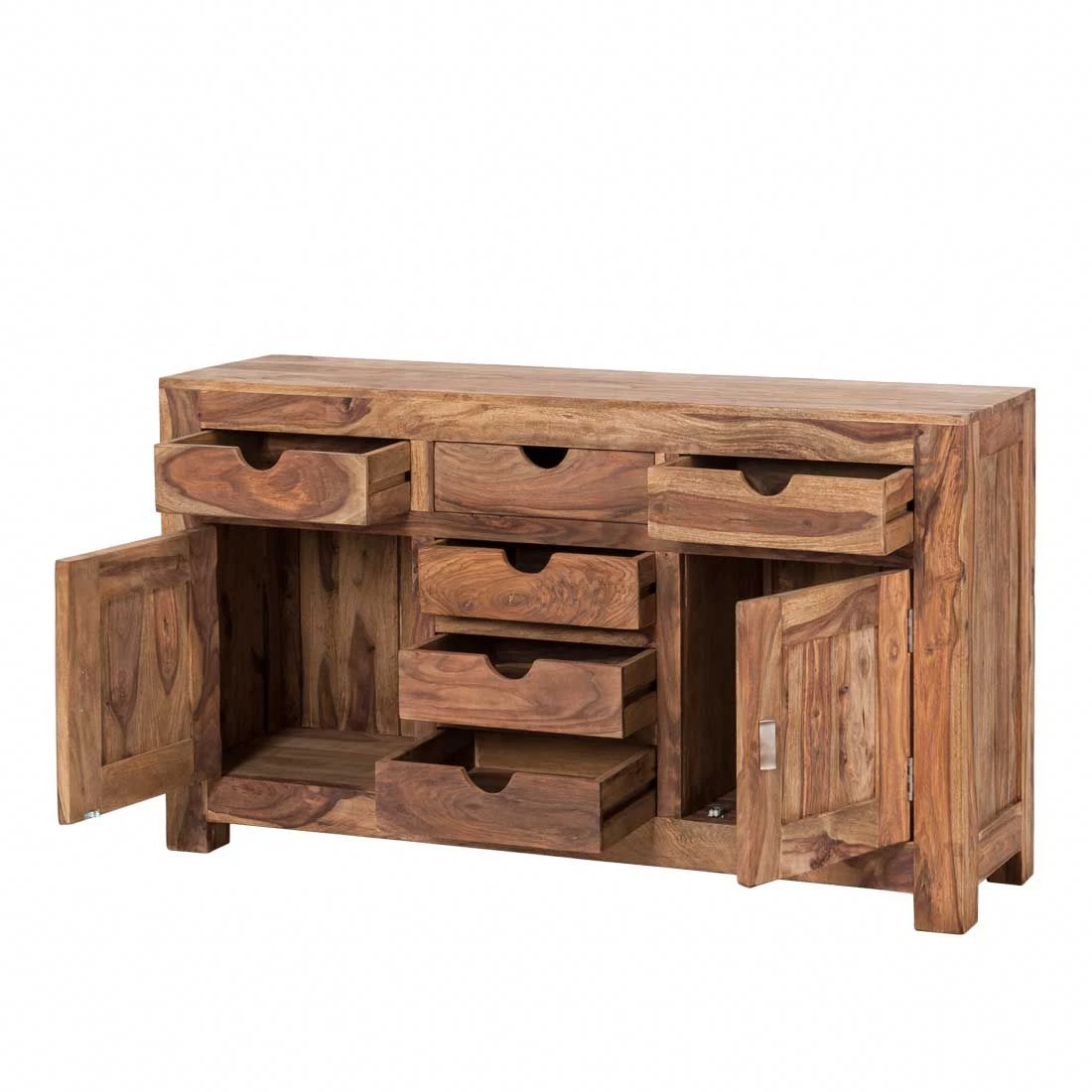 Wolf-Möbel Sideboard Yoga II - Sheesham massiv - Natur 7 Wolf-Möbel Sideboard Yoga II - Sheesham massiv - Natur – Bild 7